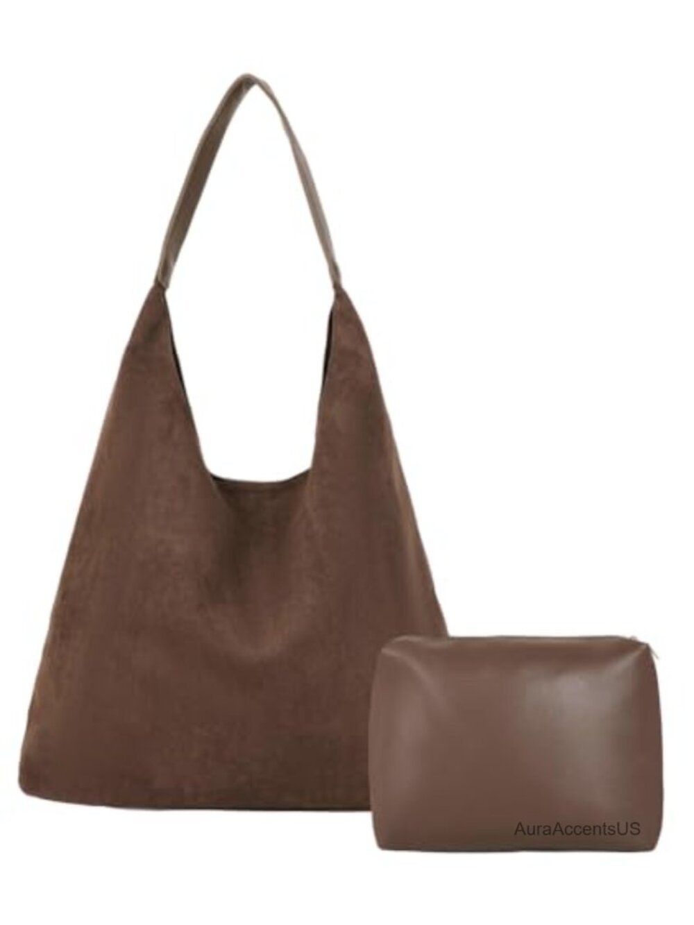 Large PU Leather Tote Bag for Women Top Handle Shoulder Work Travel Purse Retro